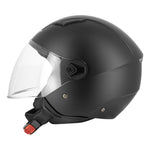 Casque jet moto - Leov LV Noir Mat - Vignette | Boutique biker