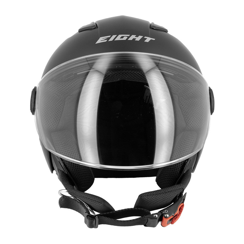 Casque-jet-noir-mat-face