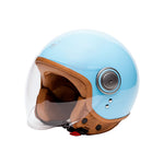 Casque jet moto - Eléments bleu - Vignette | Boutique biker