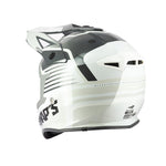 Casco da motocross Blur S818 grigio e bianco - Vignette | Boutique biker