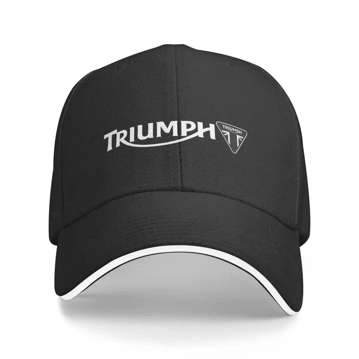Casquette-de-moto-Triumph-noir-et-blanc
