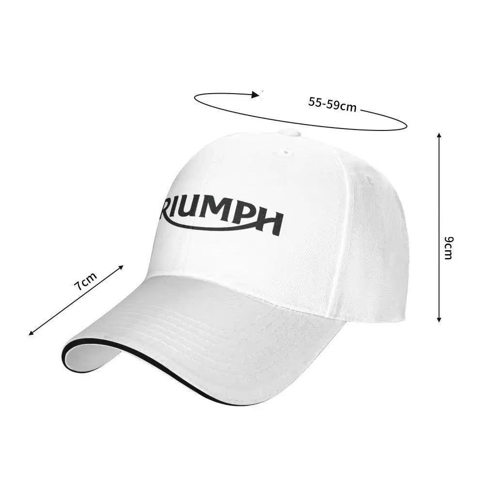 Casquette-de-moto-blanc-Triumph-mesure
