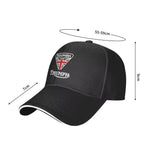 Casquette moto Triumph - Logo noir - Vignette | Boutique biker