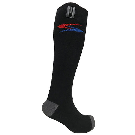 Chaussettes chauffantes gerbing moto ski tissu synthétique noir avec contrôleur