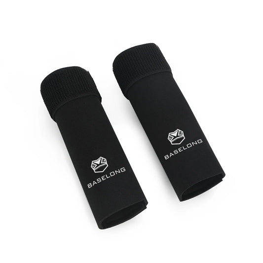 Chaussettes de fourche moto en néoprène noir BASELONG pour Yamaha YZ, protection anti-poussière et boue