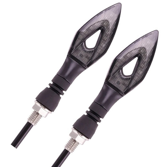 paire de clignotants LED séquentiels pour moto avec design aérodynamique
