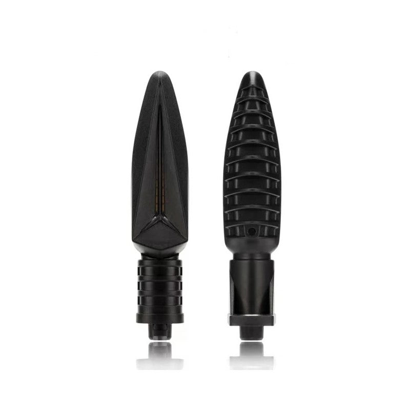 Clignotant LED moto séquentiel noir pour BMW avec design moderne et haute visibilité