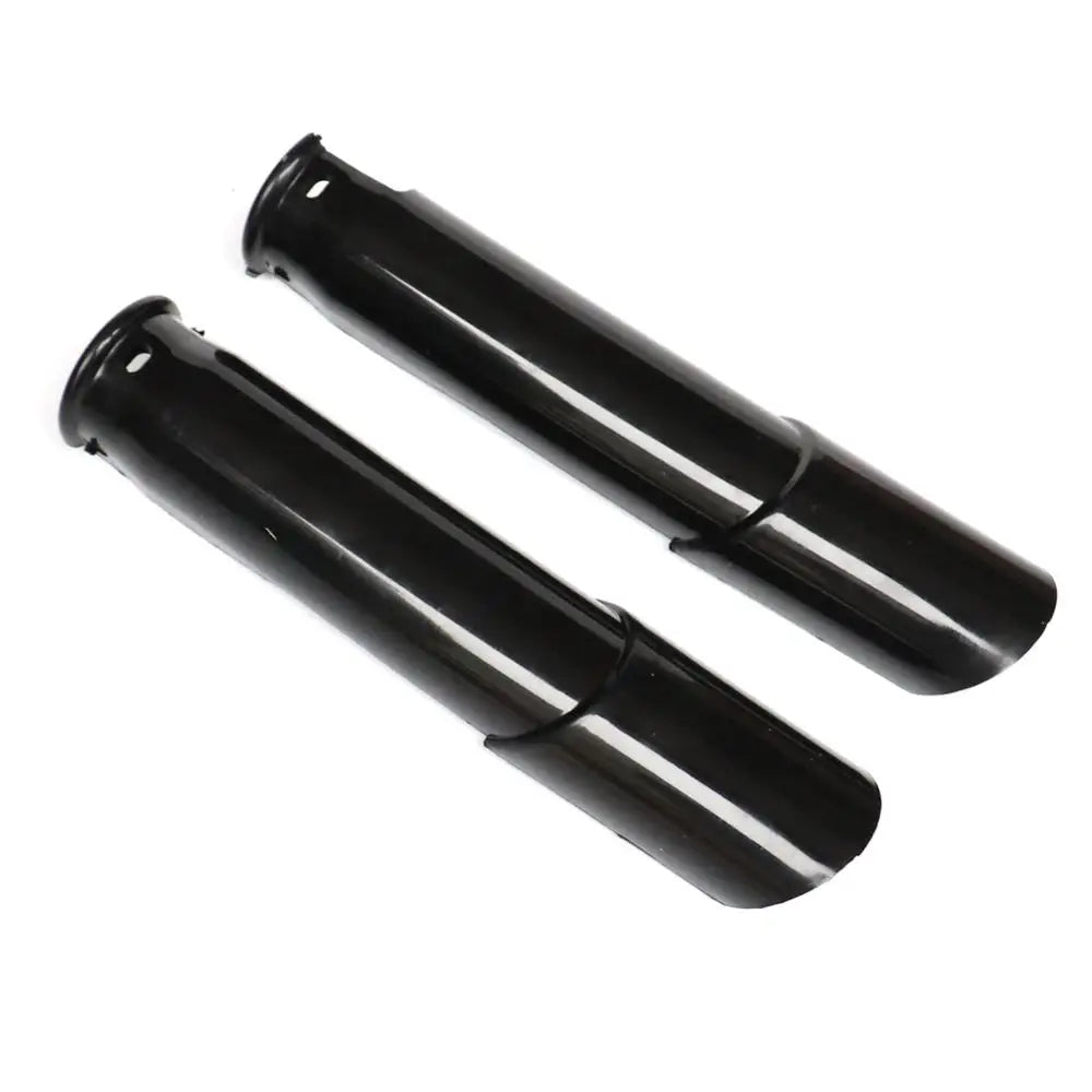 Coquilles de fourche avant pour moto KTM, plastique rigide noir, protège contre impacts et projections