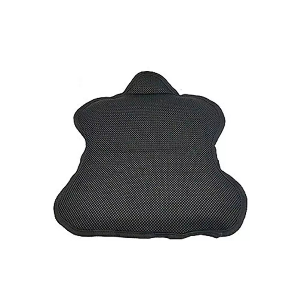 Coussin de selle moto noir gel confort ergonomique et respirant.