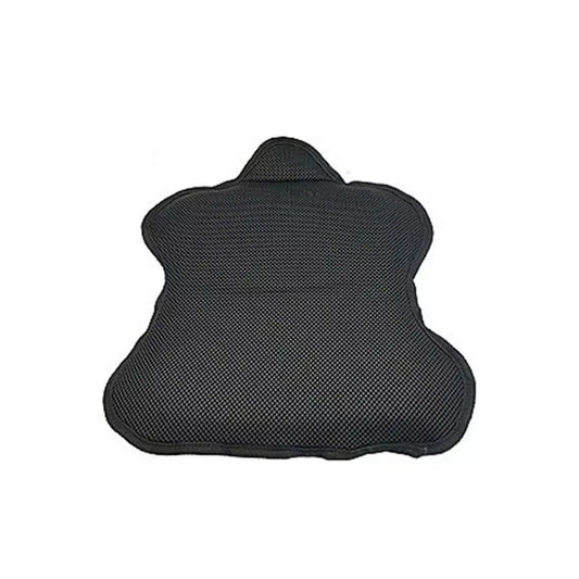 Coussin de selle moto noir gel confort ergonomique et respirant.