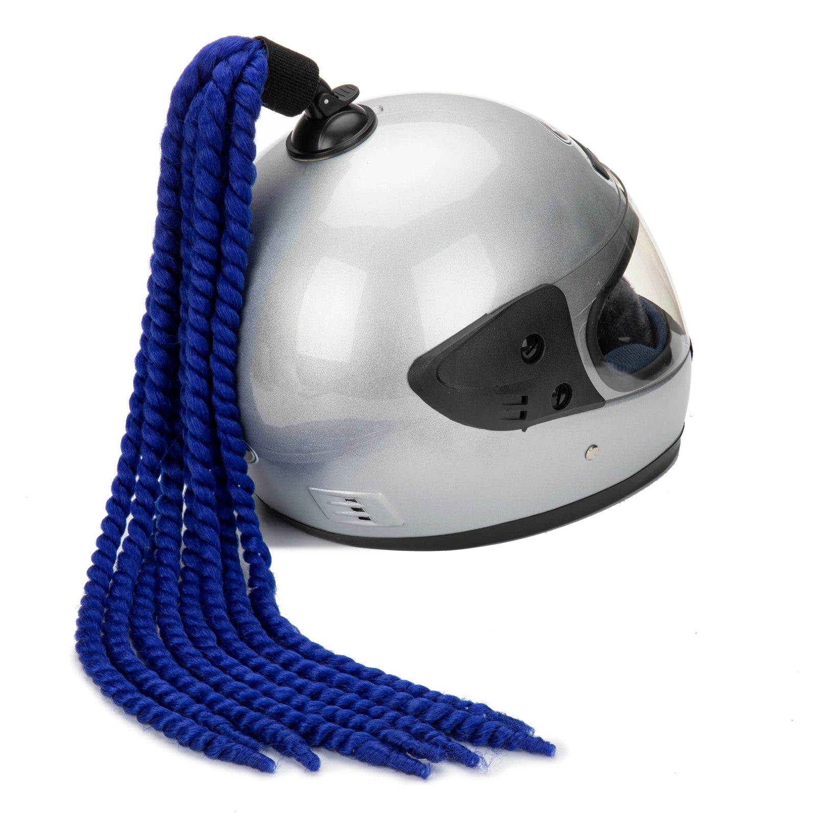 Couvre casque moto predator bleu