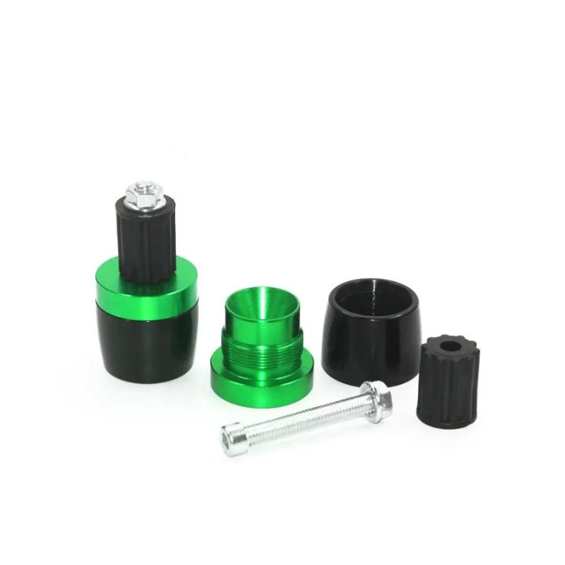 Embouts de guidon Kawasaki aluminium 22mm