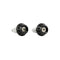Embouts guidon moto noirs aluminium Ø13 Ø17 universels