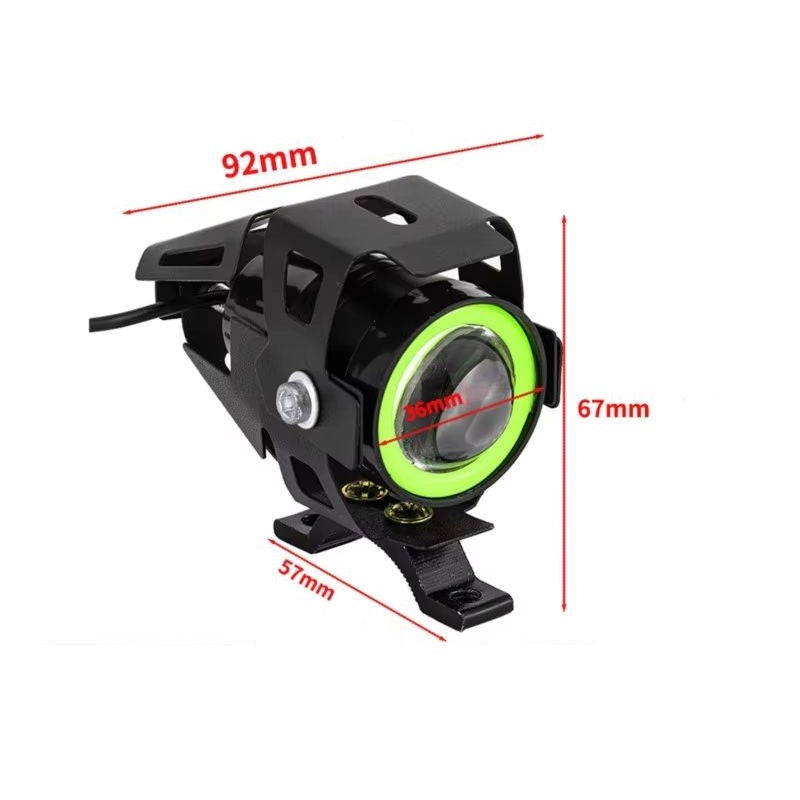 Feux-additionnels-led-moto-U7-12V-mesure