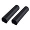 Fourreaux de protection de fourche moto noir style carbone, ajustables et résistants aux chocs
