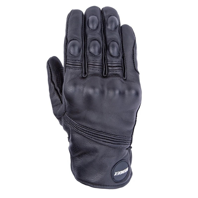 gants moto en cuir pour homme et femme au style vintage urbain avec coque rigide et tissu tactile