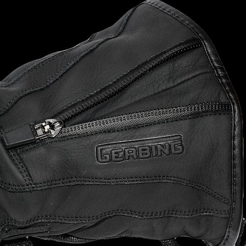 Gants chauffants Gerbing Xtreme Femme en cuir noir étanche avec doublure Thinsulate et insert Hipora, patch tactile