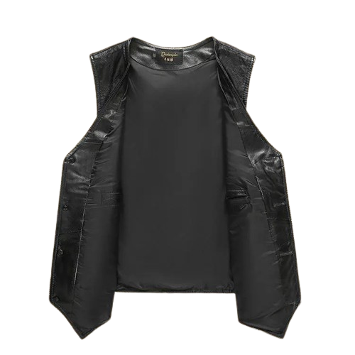 Gilet-biker-en-cuir-marron-vintage-interieur