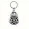 Clochette Guardian Bell Custom Chopper pour moto, croix en relief, alliage de zinc stylisé