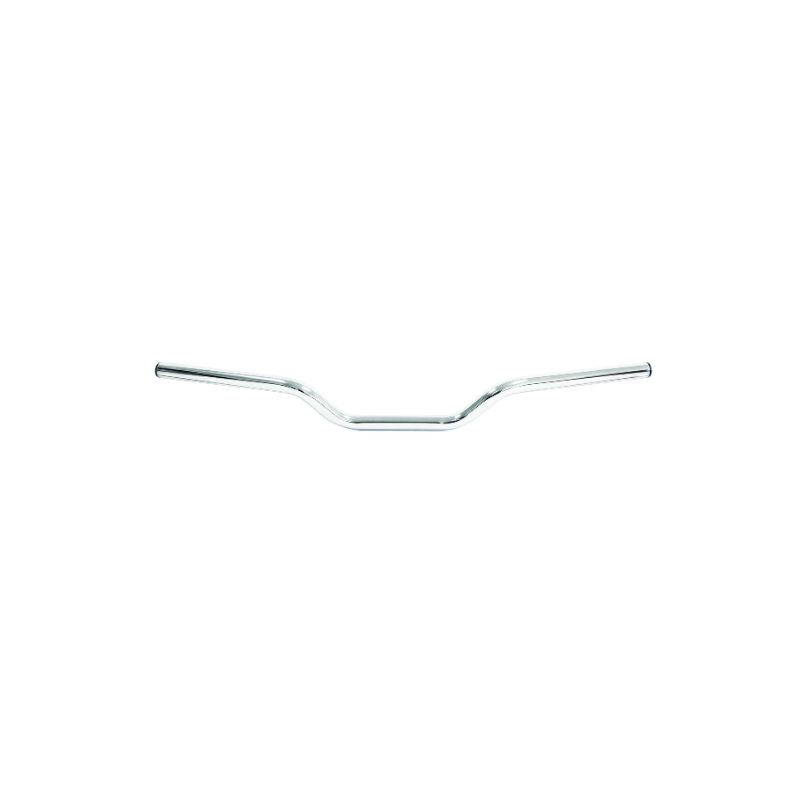 Guidon moto acier chromé bas 22,2 mm longueur 685 mm hauteur 50 mm