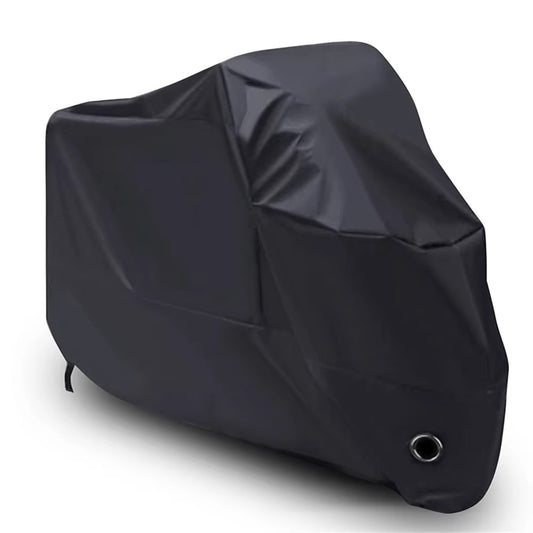 Housse étanche pour moto et scooter avec sangles anti-vent, œillet antivol et protection pluie, UV et poussière