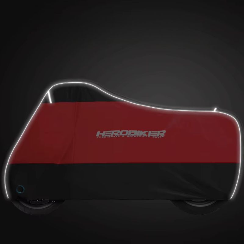 Housse-de-protection-rouge-moto-et-scooter-reflechissante