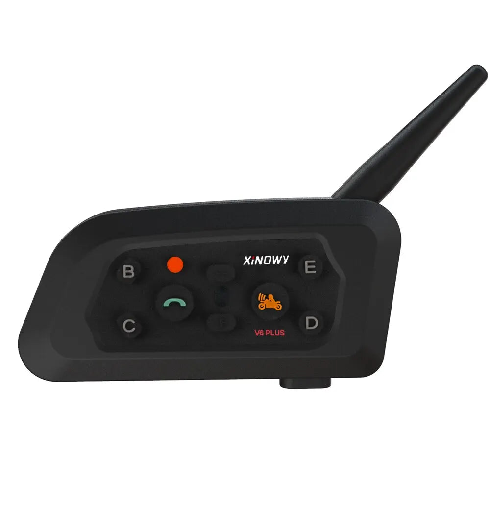 Intercom Bluetooth Moto V6 Plus pour communication groupe étanche et réduction bruit