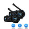 Intercom Bluetooth pour casque de moto, étanche, portée 1000 mètres, qualité sonore HD, avec commande vocale et réduction de bruit