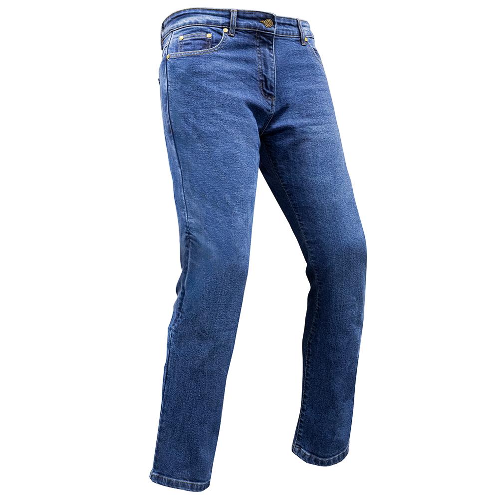 Jean moto homme Street Rider bleu renforcé avec protections CE