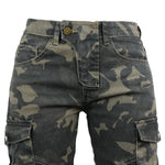 pantalones vaqueros de motociclista de camuflaje militar para mujer - Vignette | Boutique biker