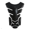 Protège réservoir moto Skull Rider noir en PVC, motif hexagonal en relief, adhésif 3M.