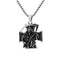 Pendentif moto Faucheuse en acier inoxydable 316L avec chaîne