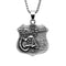 Pendentif Route 66 Mother Road en acier inoxydable pour motards