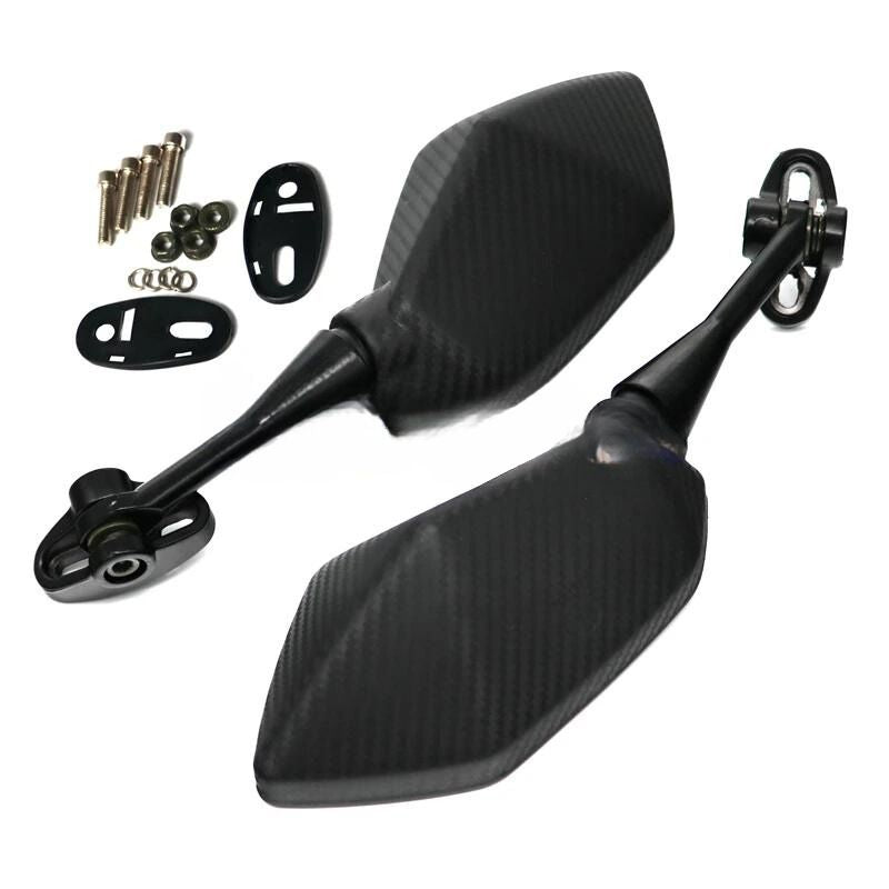 Retro-moto-carbone-Honda-noir-dos
