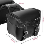 Sacoches moto latérales étanches en cuir 30L - Vignette | Boutique biker