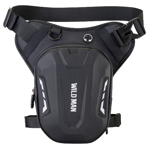 sacoche de jambe moto unisexe en tissu renforcé imperméable avec sangles ajustables et rangement sécurisé