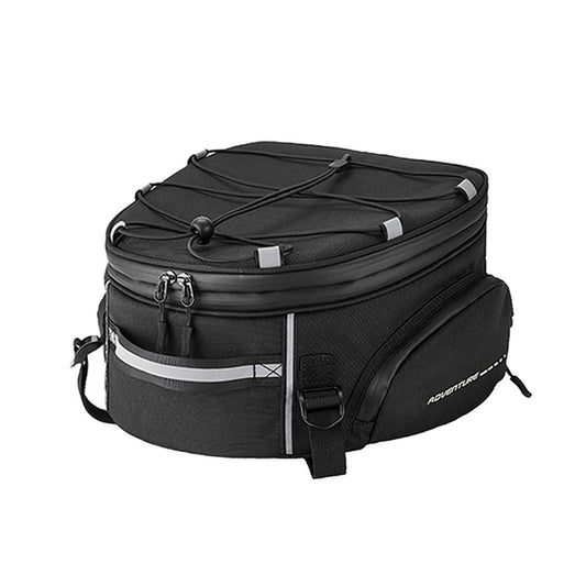 Sacoche 2 en 1 pour selle moto, design extensible et résistante, parfaite pour les trajets quotidiens