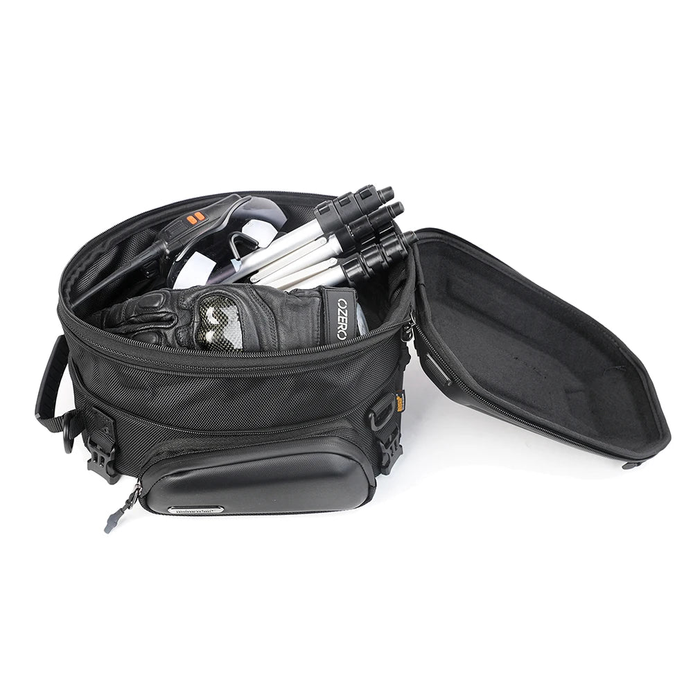 Sacoche-de-selle-moto-noire-extensible-capacite