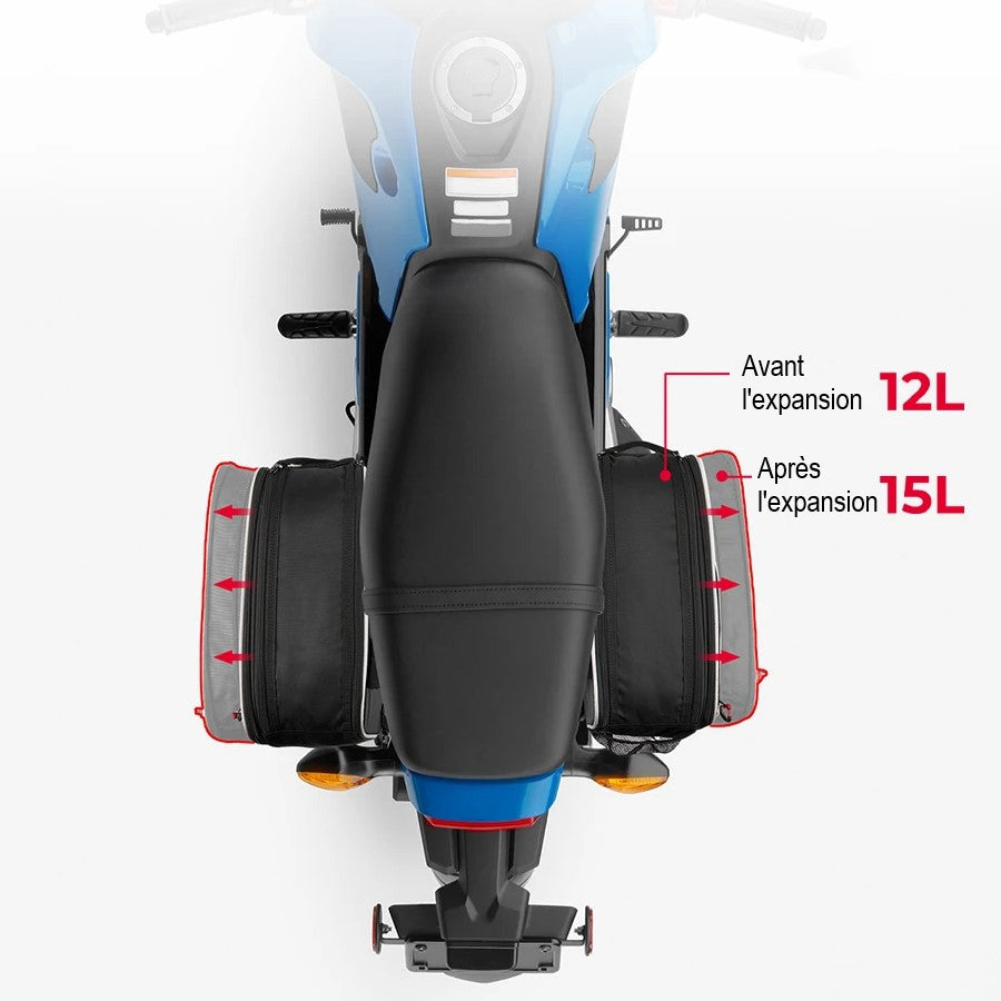 Sacoches-cavaliere-lateral-moto-15L-expansion