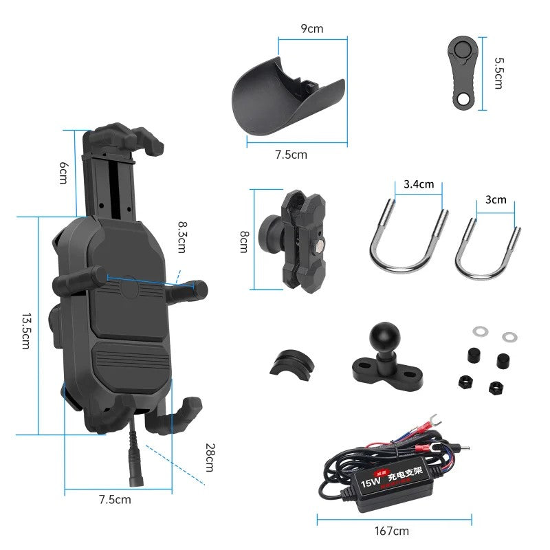 Support-telephone-moto-GripUp-mesure