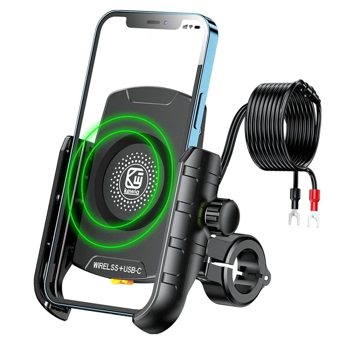 Support-telephone-moto-UniPod-avec-chargeur-sans-fil-guidon
