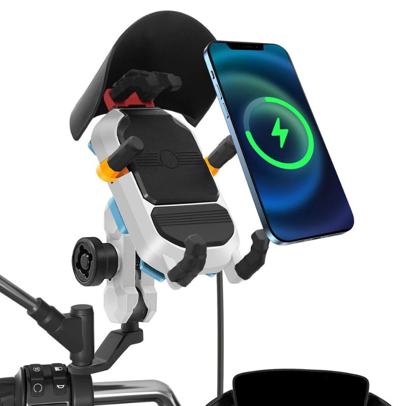 Support-telephone-moto-avec-protection-avec-chargeur-retroviseur