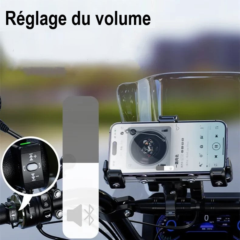 Support-telephone-moto-charge-rapide-volume