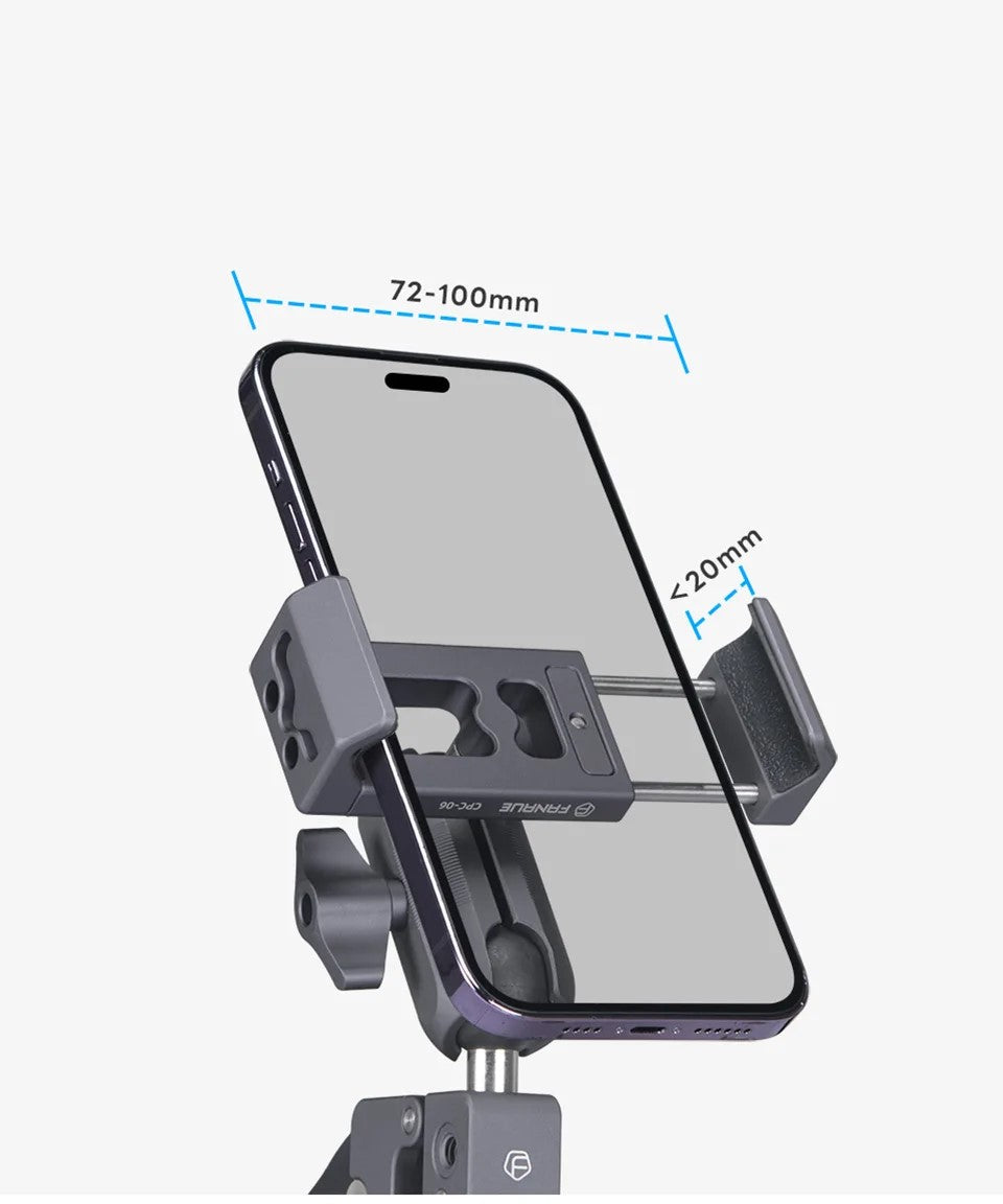 Support-telephone-moto-fixation-a-pince-mesure