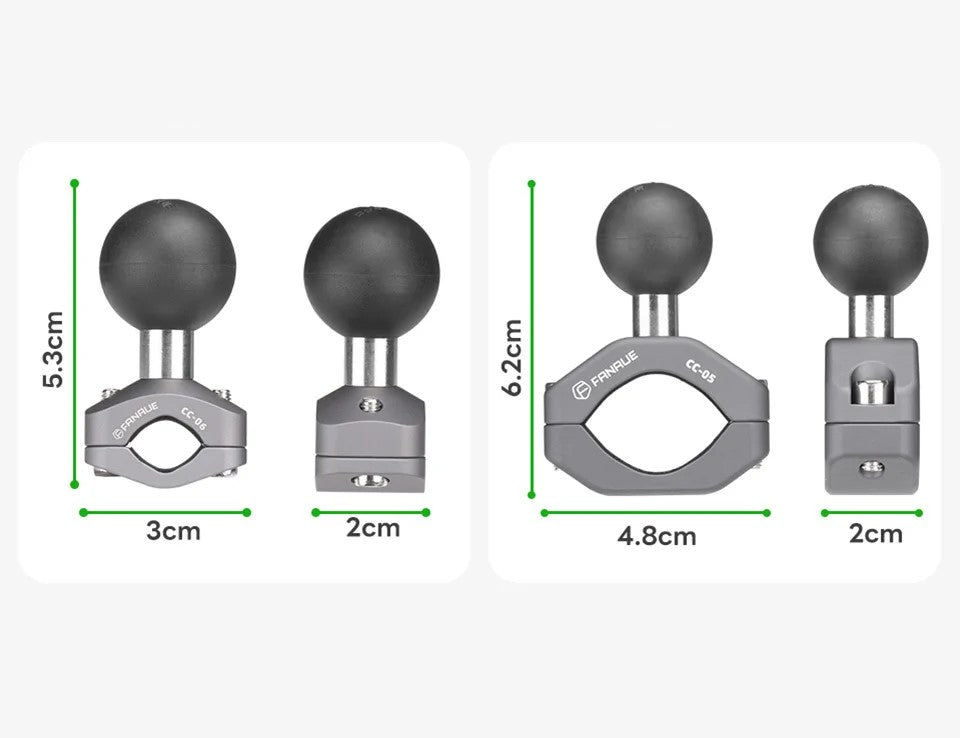 Support-telephone-moto-fixation-serrage-mesure
