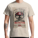 T-shirt moto - Route 66 Vintage Power - Vignette | Boutique biker
