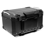 Maleta superior para motocicleta de aluminio negro de 55 litros - X-PLOR - Vignette | Boutique biker