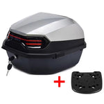 Baúl superior para motocicleta - Plata 30L - Vignette | Boutique biker