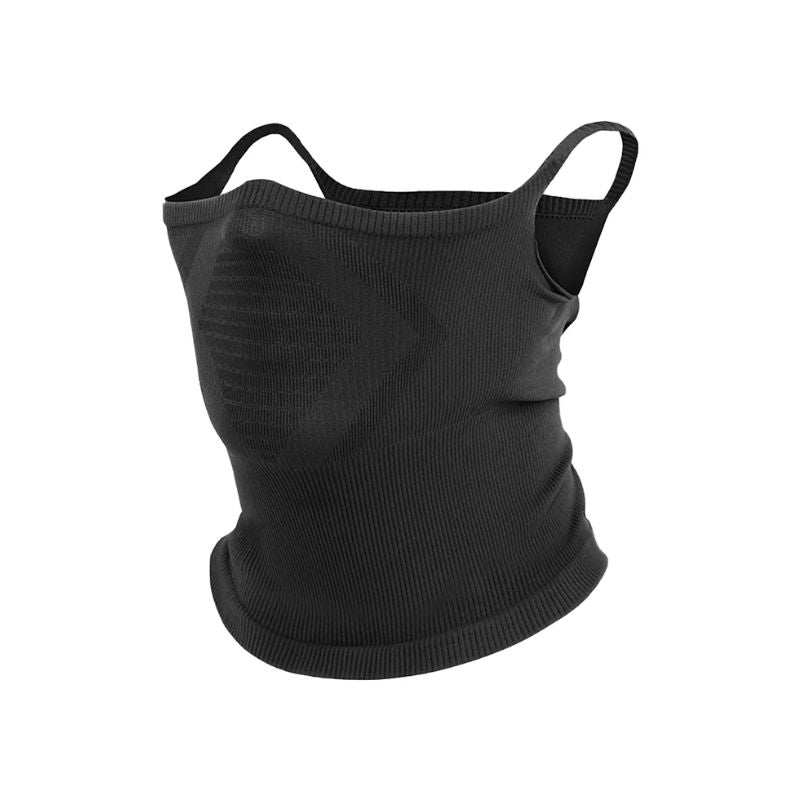 Tour de cou moto noir respirant avec fixation aux oreilles pour motards urbains et tourin