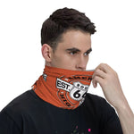 Scaldacollo per moto - America's Highway Route 66 - Vignette | Boutique biker